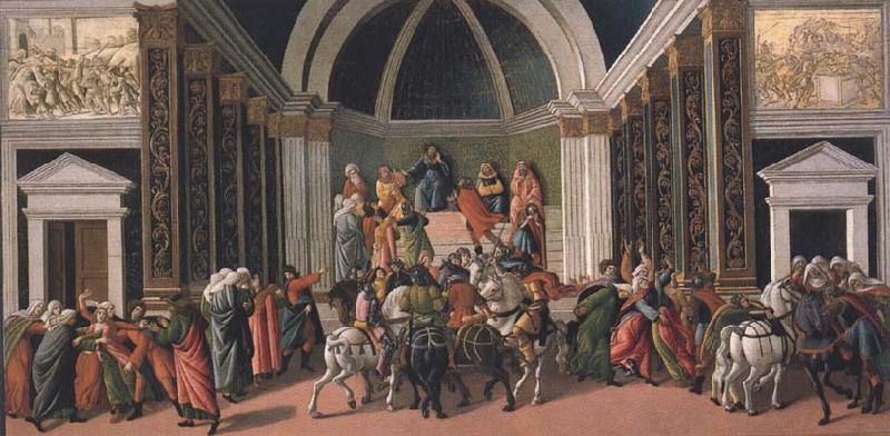 Sandro Botticelli Stories of Virginia oil painting image